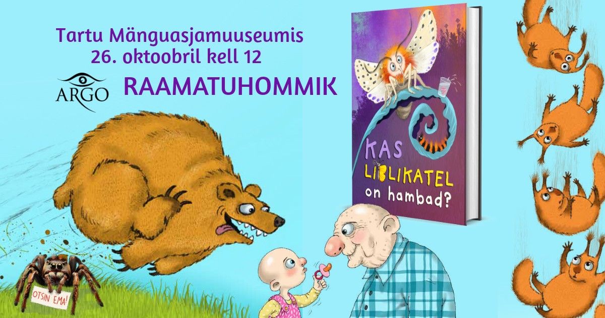 Raamatuhommik "Kas liblikatel on hambad?" 