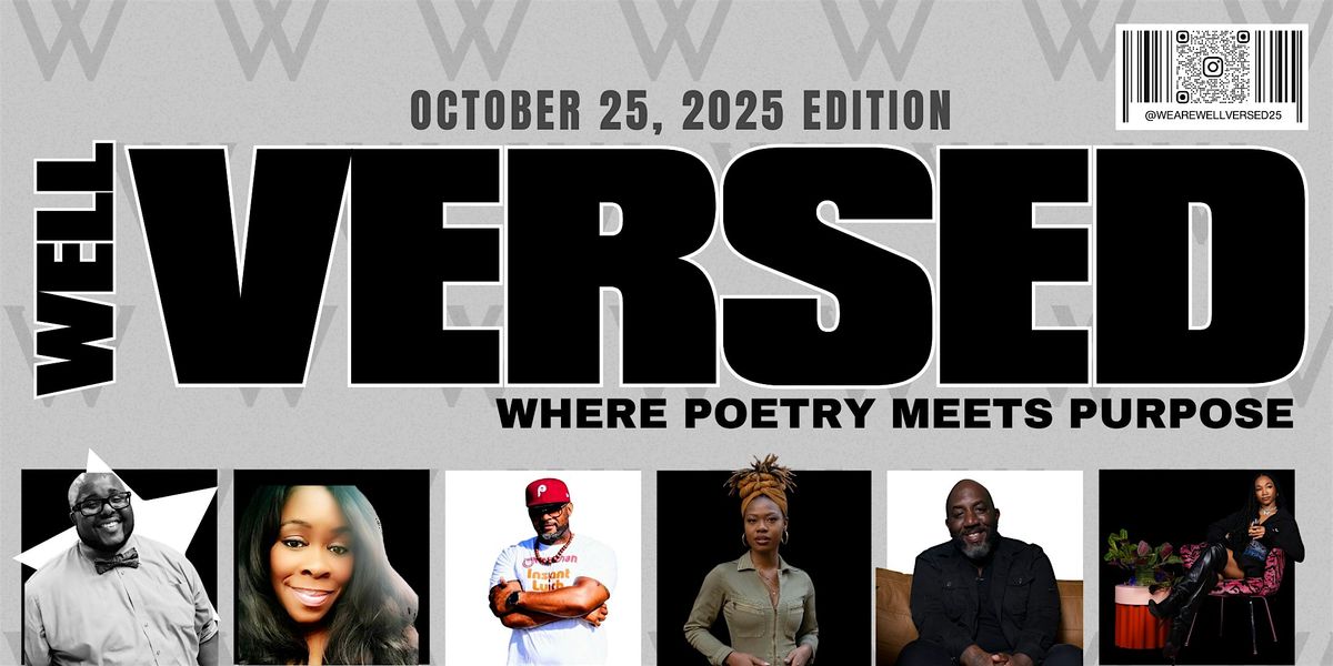 Well Versed Where Poetry Meets Purpose Vol 3.