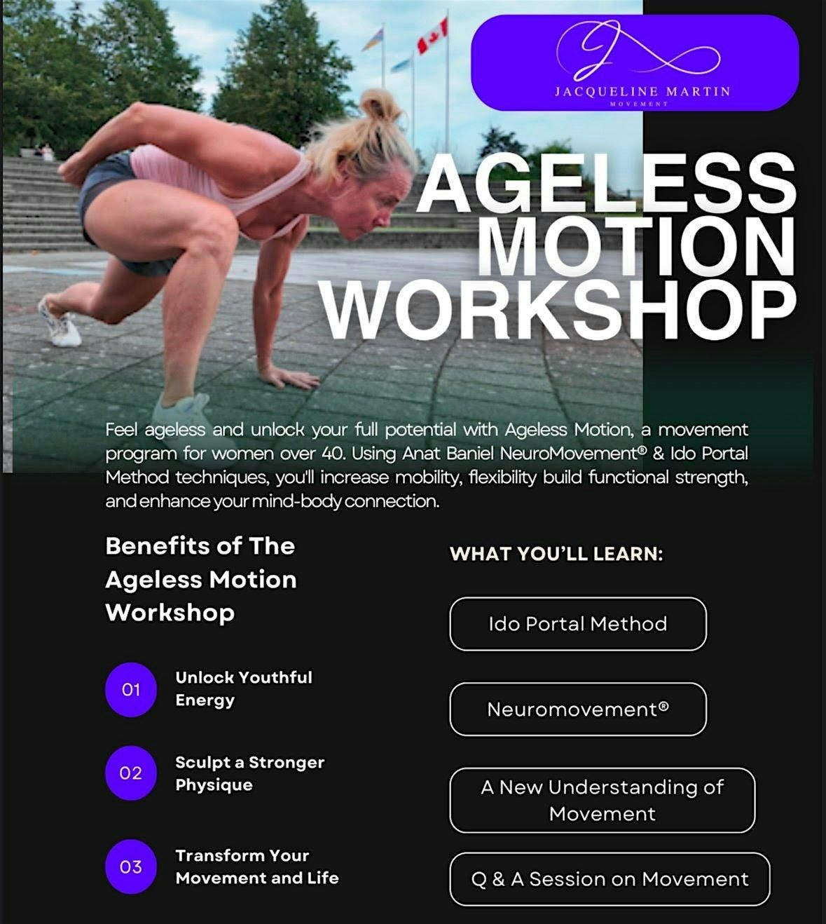 Ageless Motion Workshop with Jacqueline Martin