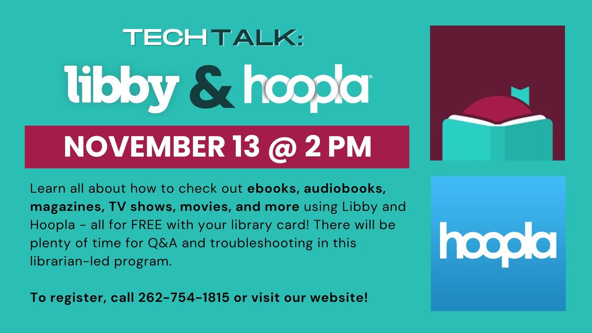 Tech Talk: Libby & Hoopla