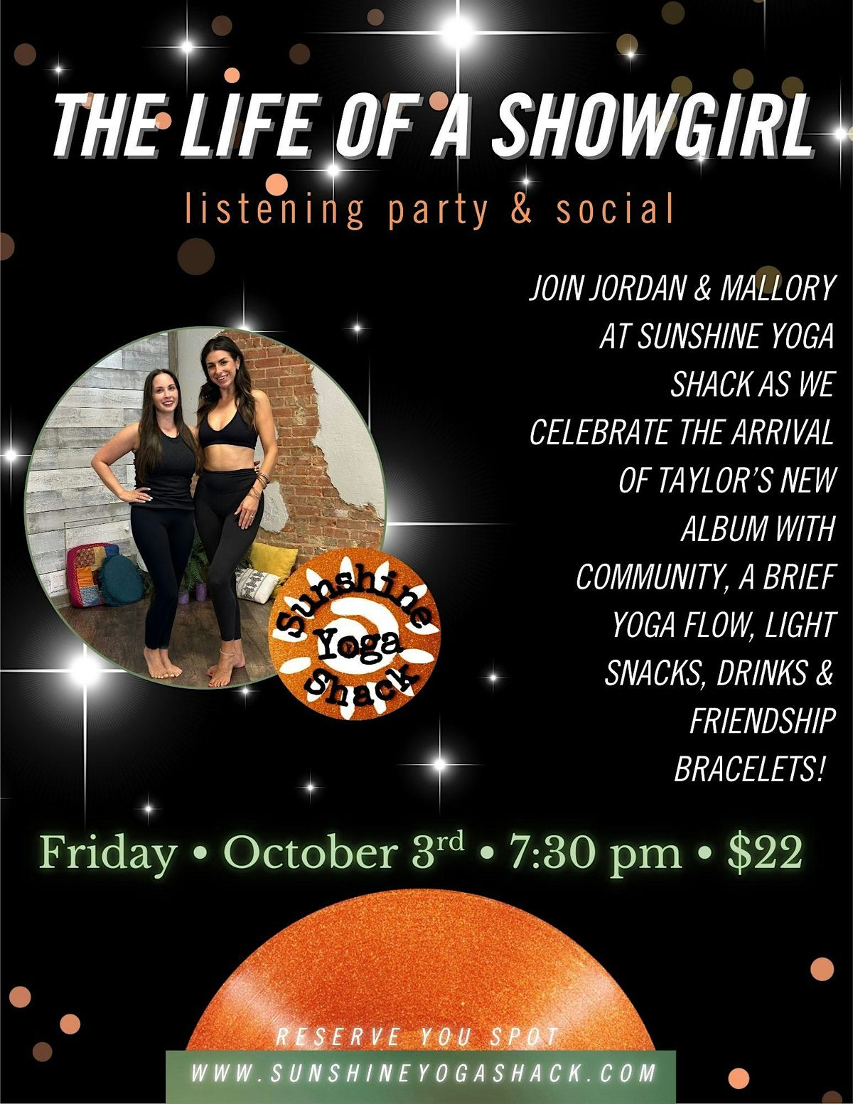 The Life of a Showgirl Listening Party & Social
