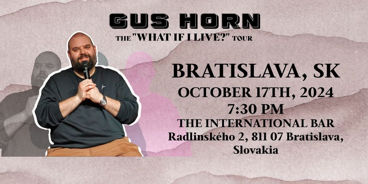 WHAT IF I LIVE? - English Stand Up Comedy by Gus Horn