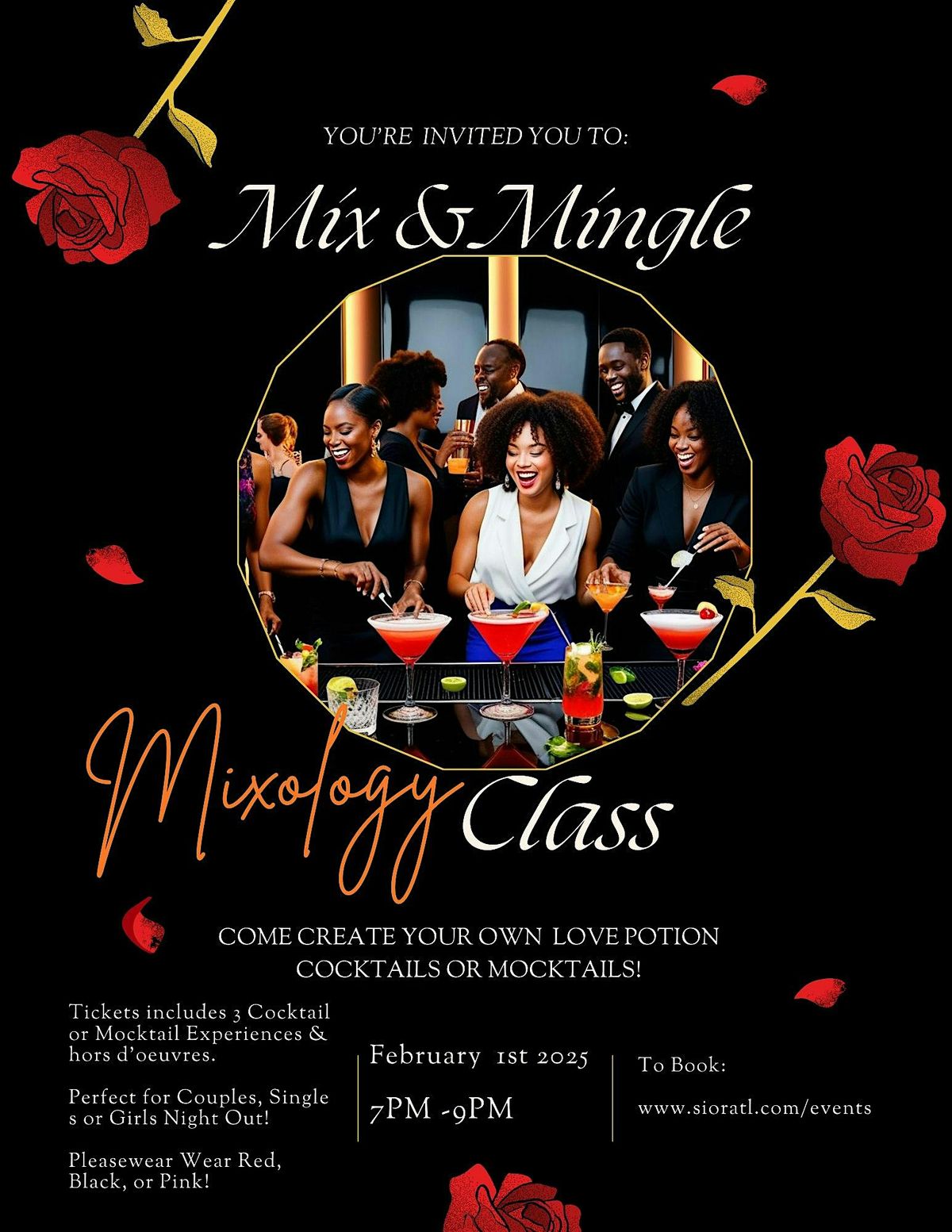 Mix & Mingle  Mixology Class