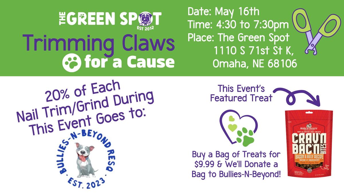 Trimming Claws For a Cause: Dog Nail Trim Clinic Benefitting Omaha\u2019s Bullies-N-Beyond