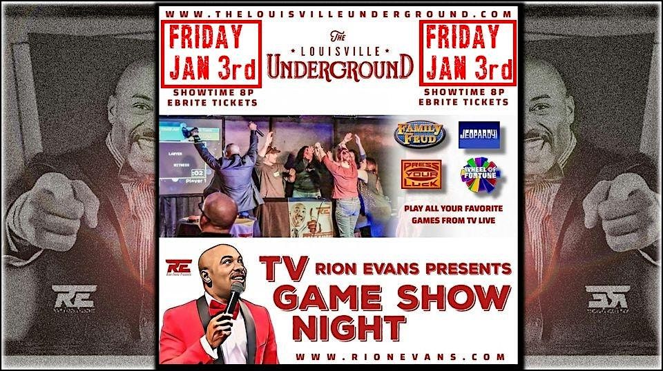 TV GAME SHOW NIGHT w\/ RION EVANS