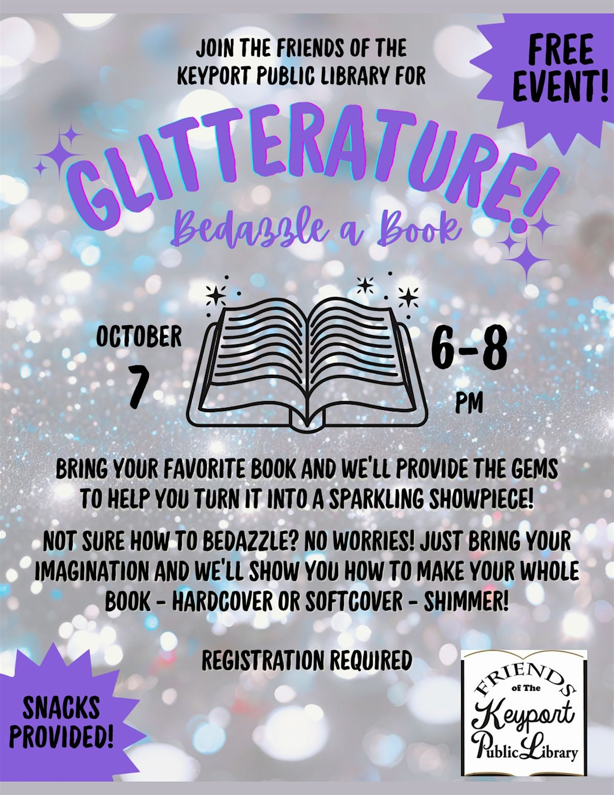 GLITTERATURE at Keyport Public Library