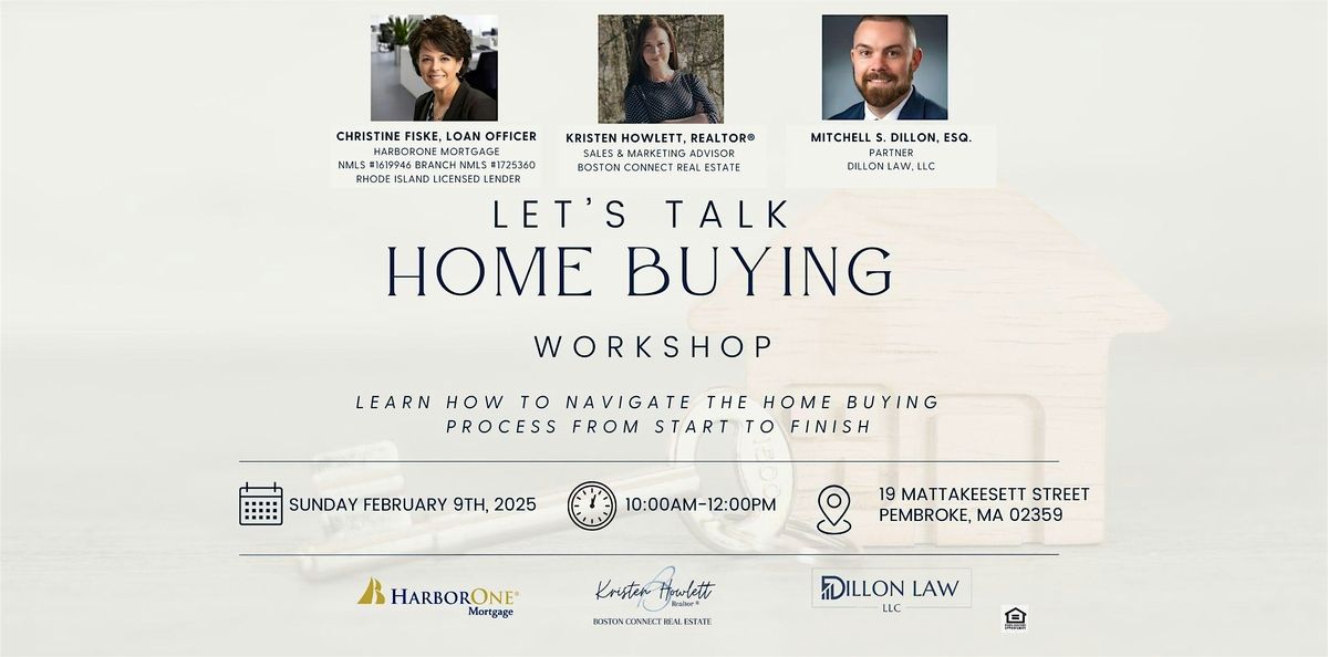 Let's Talk Homebuying Workshop!