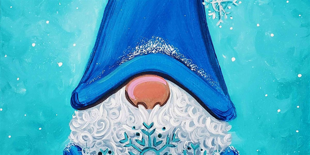 Snowflake Gnome - Paint and Sip by Classpop!\u2122