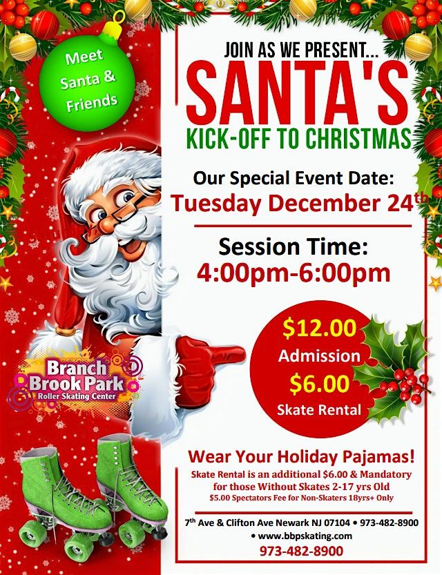 Santa and Friends Skate Night