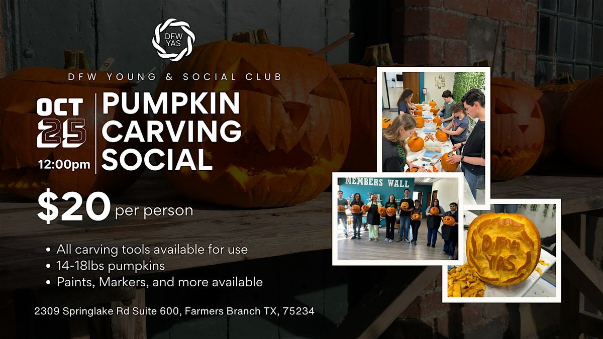 Pumpkin Carving Social