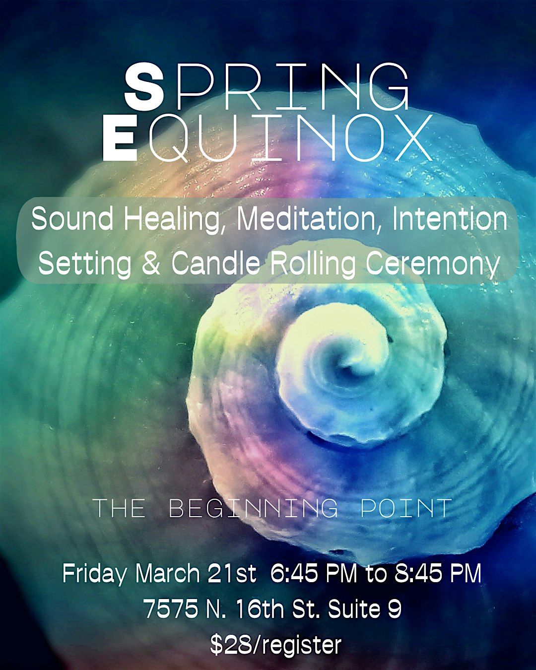 Spring Equinox  Sound Healing, Meditation, Intention Setting & Candle Roll