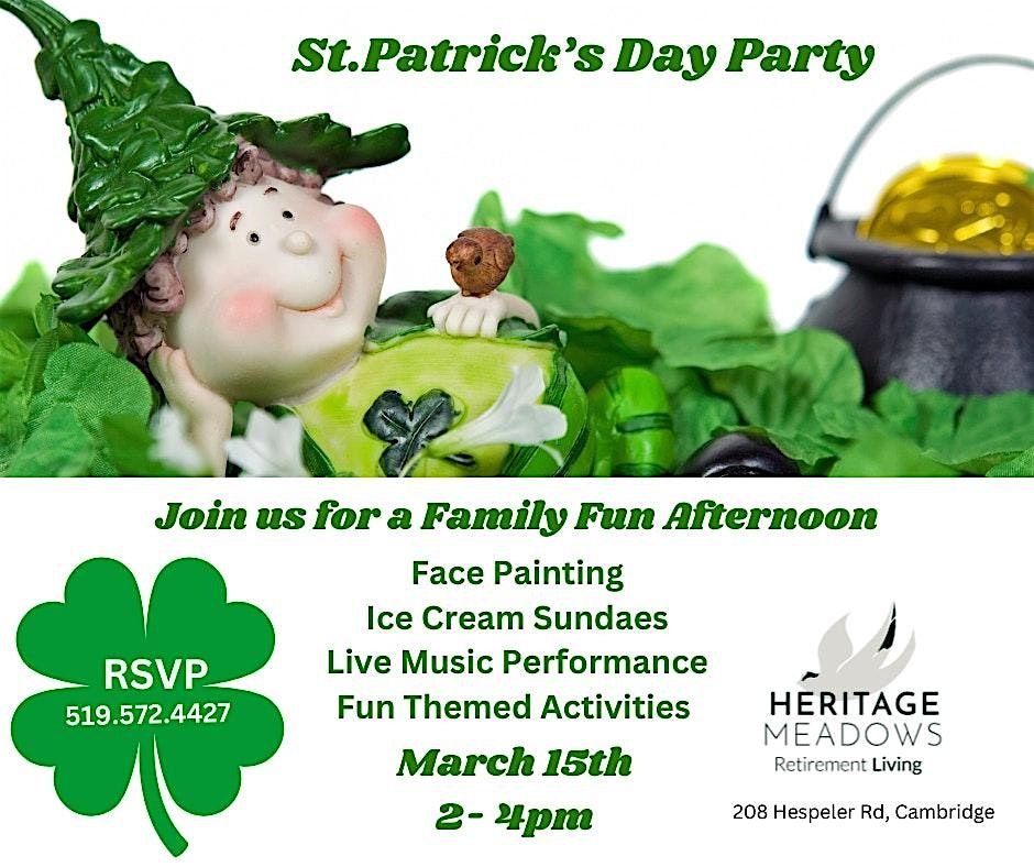 St. Patrick's Day Family Party