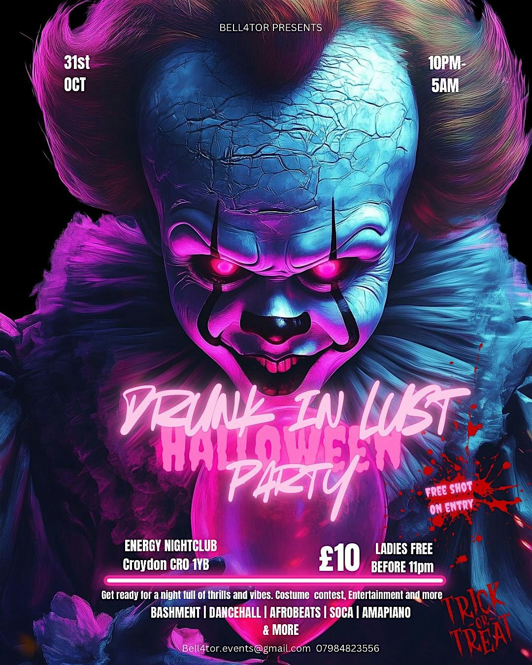 DRUNK IN LUST Halloween party