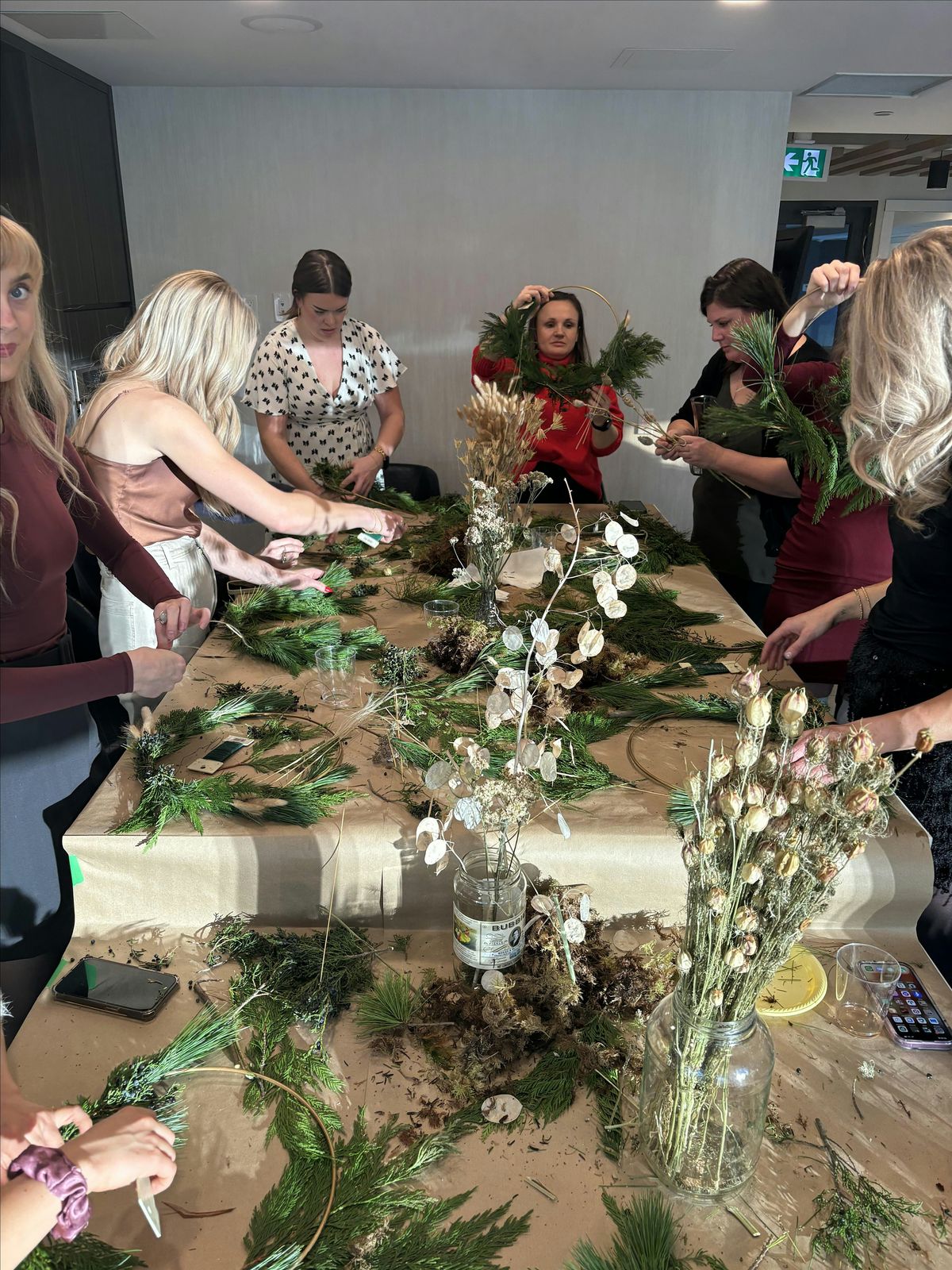 Brass Ring Wreath Making Workshop