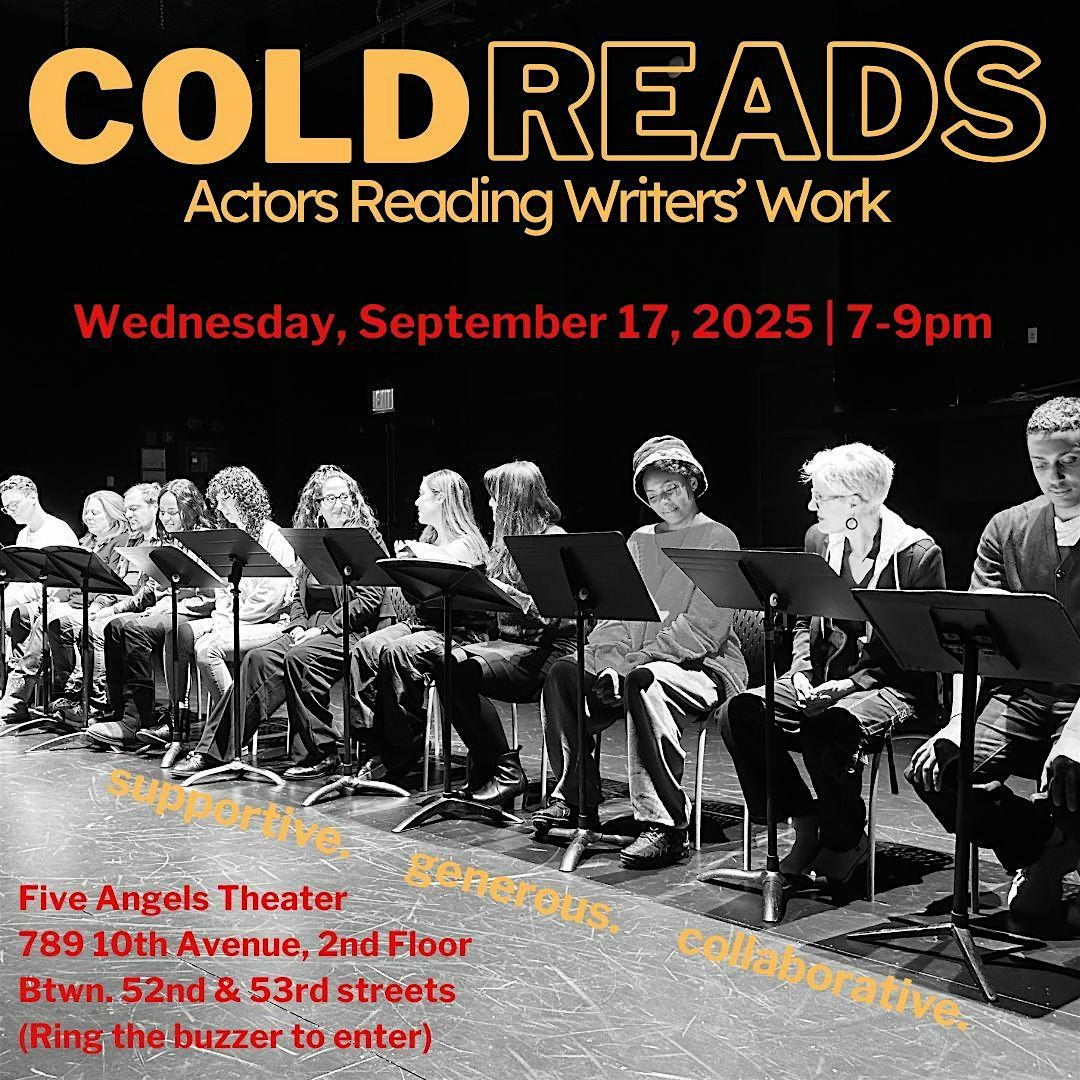 Cold Reads #8 Wednesday 9\/17\/25