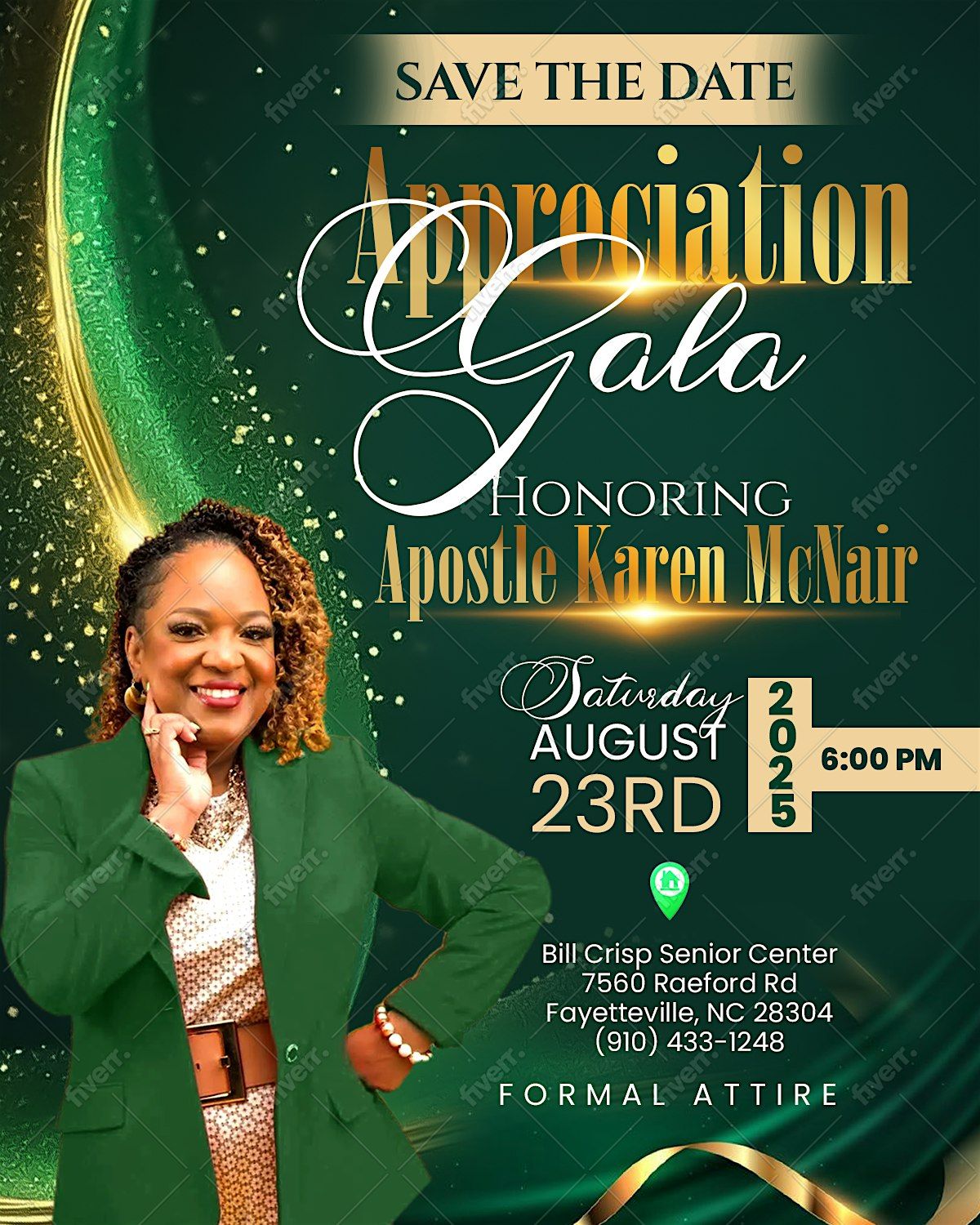 Appreciation Gala Honoring Apostle Karen McNair