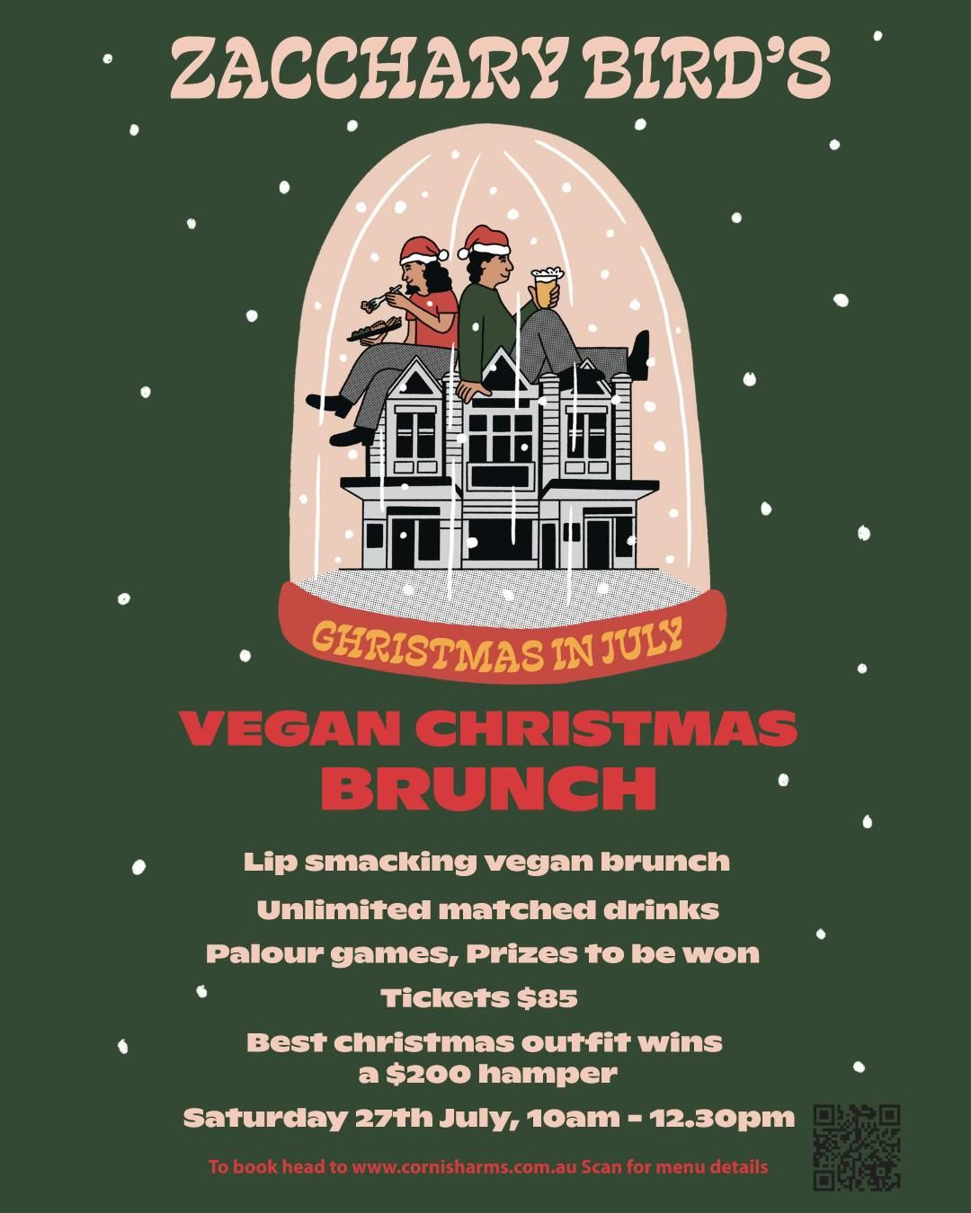 Zacchary Bird's Vegan Christmas in July Brunch