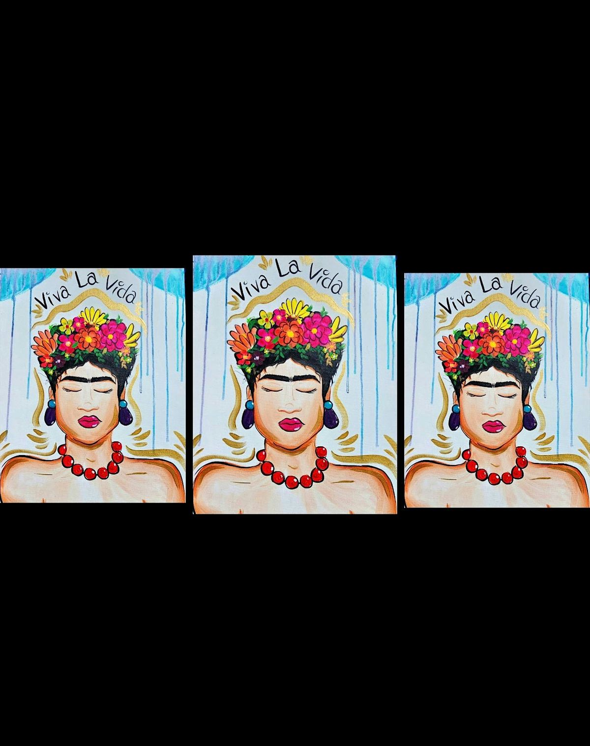 Viva La Frida Pinky's Painting Party