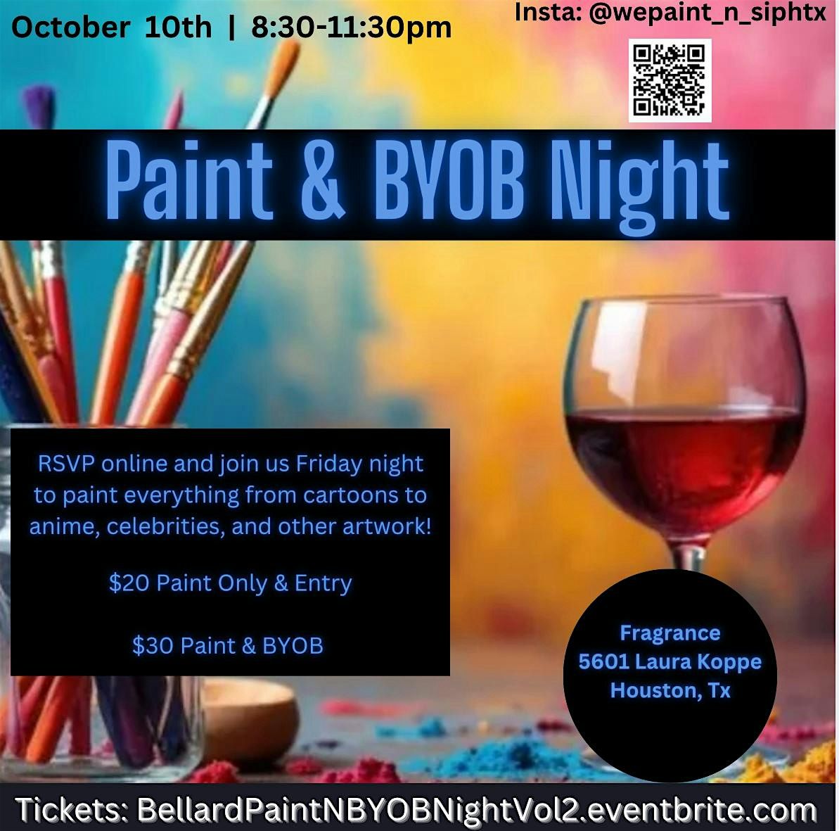 Paint and BYOB night