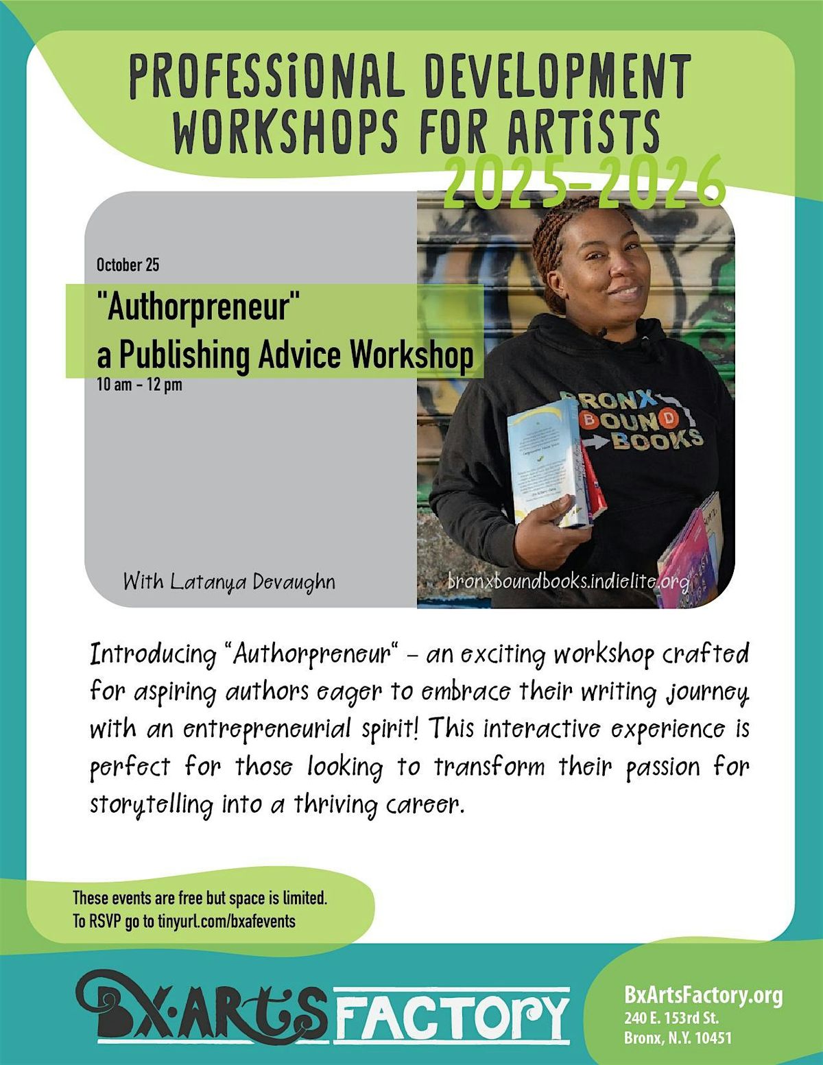 "Authorpreneur" a Publishing Advice Workshop with Latanya Devaughn