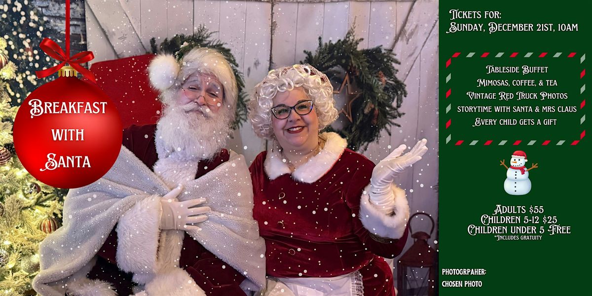 Breakfast with Santa December 21st