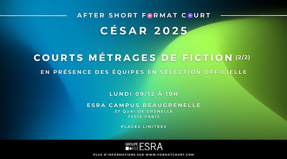 After Short C\u00e9sar 2025 : les courts de fiction pr\u00e9s\u00e9lectionn\u00e9s (2\/2) - Q&A