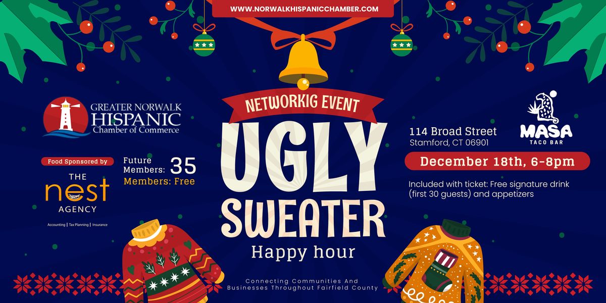 Ugly Sweater Party - Happy Hour Networking Event with GNHCC - DECEMBER