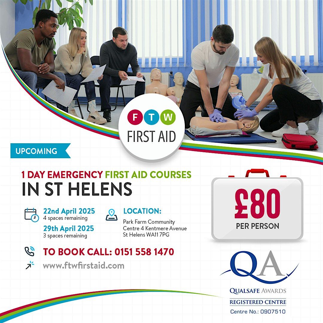 1 Day Emergency First Aid Course