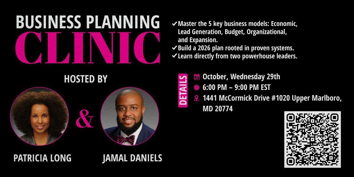 Business Clinic w\/ Jamal Daniels & Patrica Long