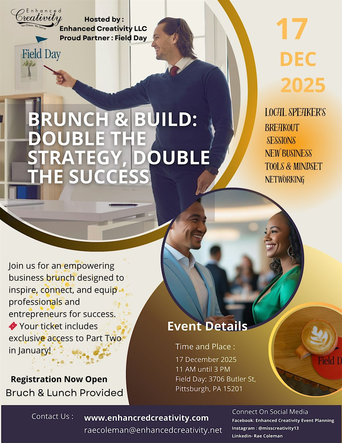 Brunch & Build: Double the Strategy, Double  The Success