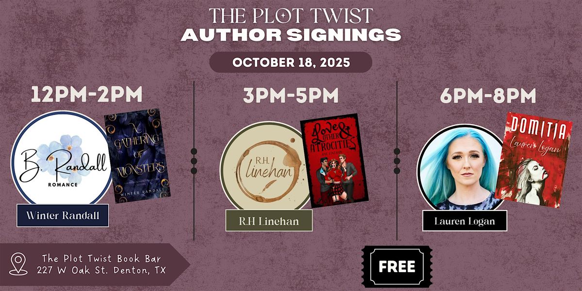 Multi Author Signing Event at The Plot Twist Romance Bookbar