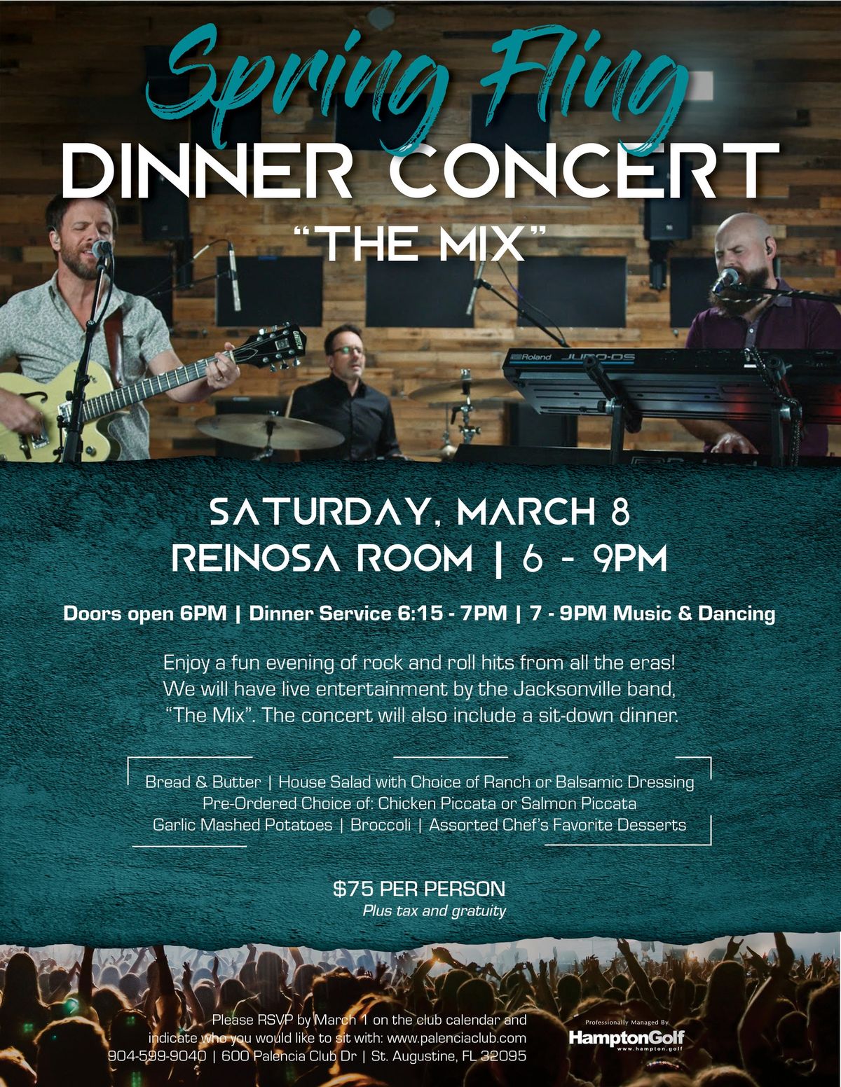 Spring Fling Dinner Concert Ft. The Mix (Member Event)