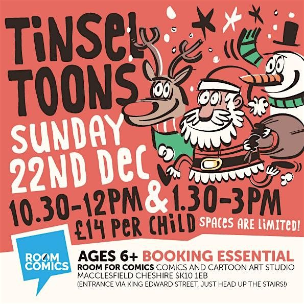 TINSEL-Toons! FUN and FESTIVE Comic drawing workshop - MORNING WORKSHOP