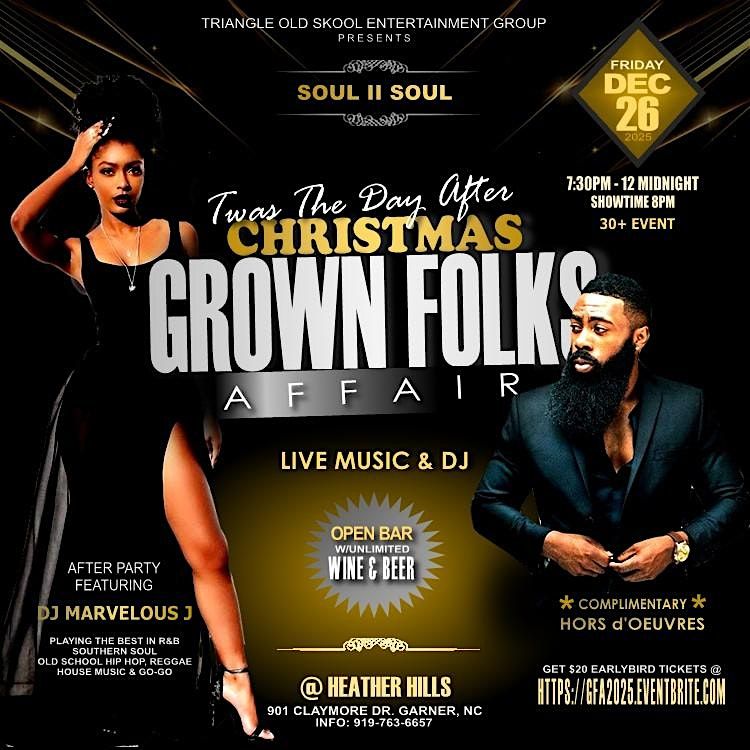 Soul II Soul | The Day After Christmas "Grown Folks Affair" Live Music w\/DJ