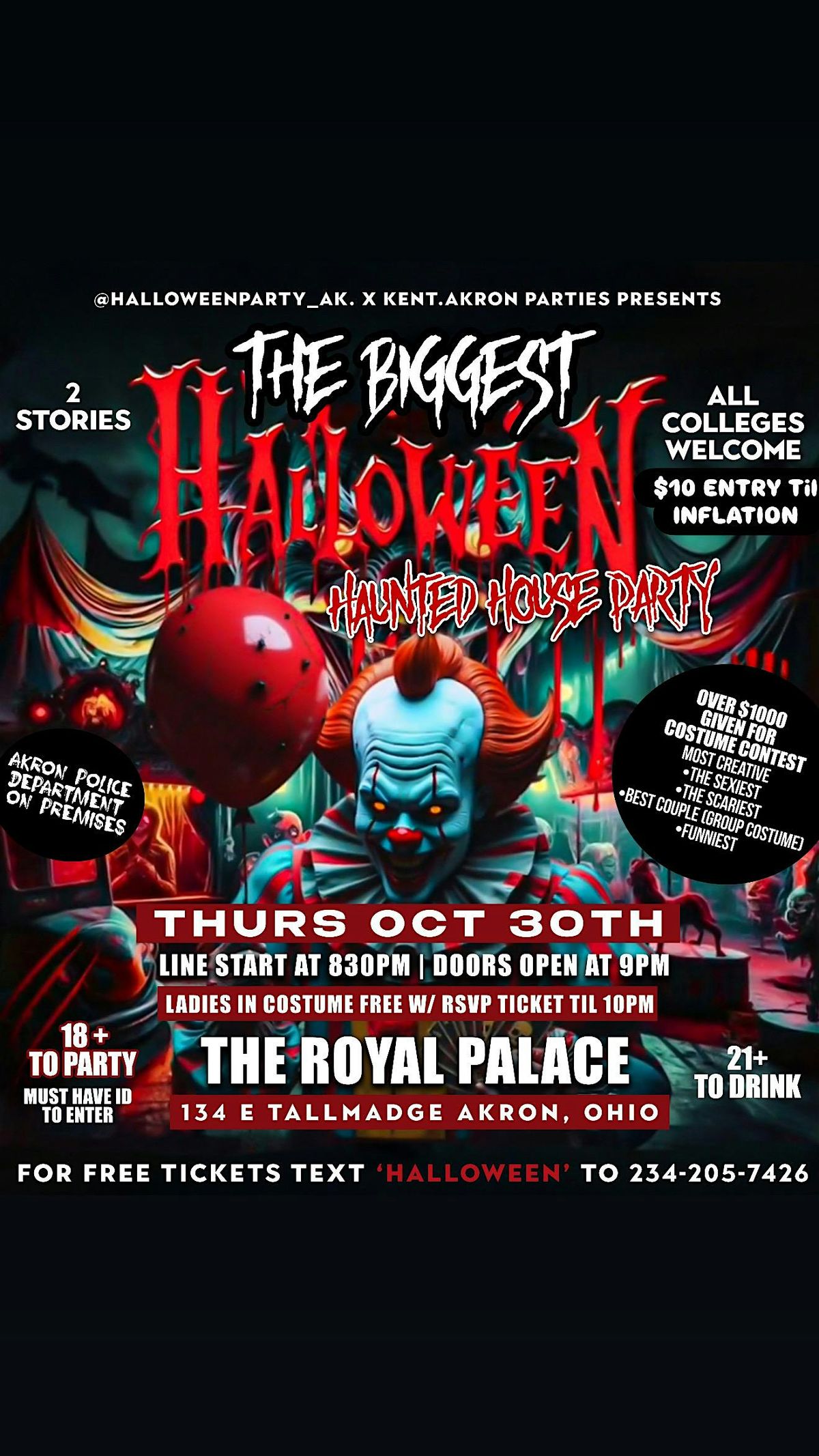 THE BIGGEST HALLOWEEN PARTY IN AKRON