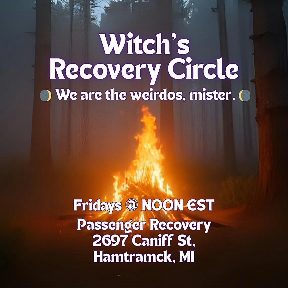 Friday Noon Witch's Recovery Circle