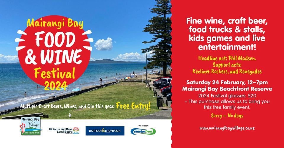 Mairangi Bay Food & Wine Festival 2024