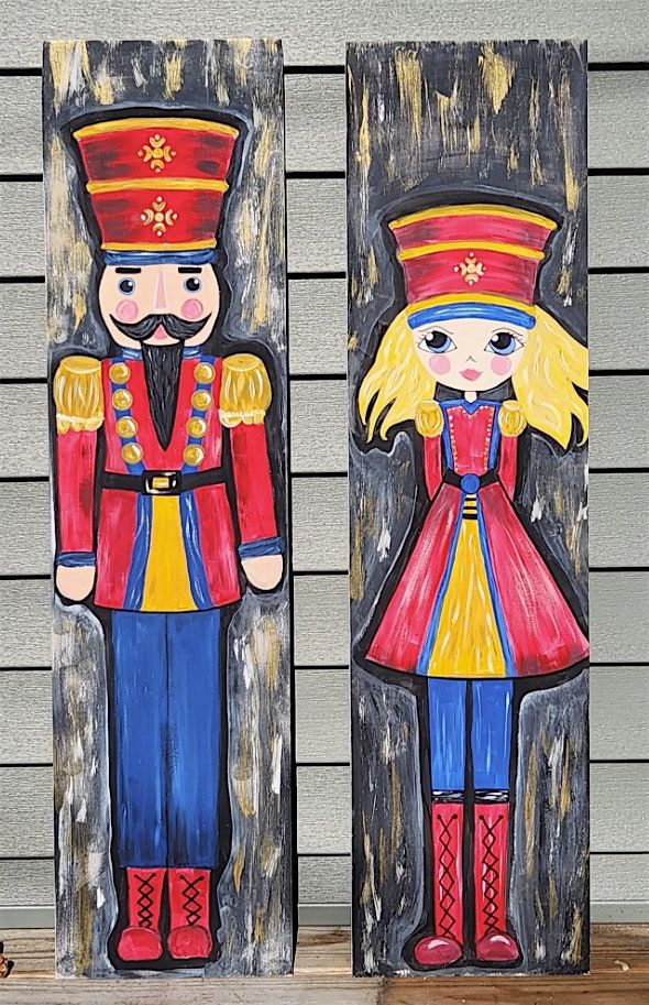 Nutcracker Porch Leaner Paint Party