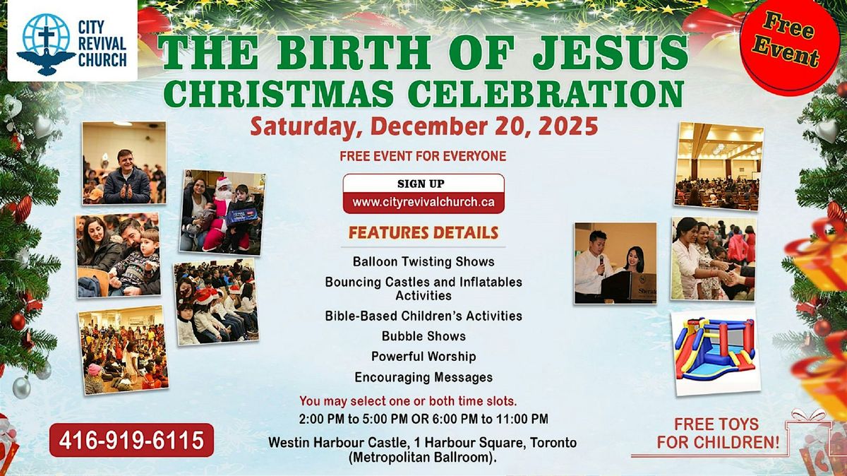 The Birth of Jesus Christmas Celebration 2025