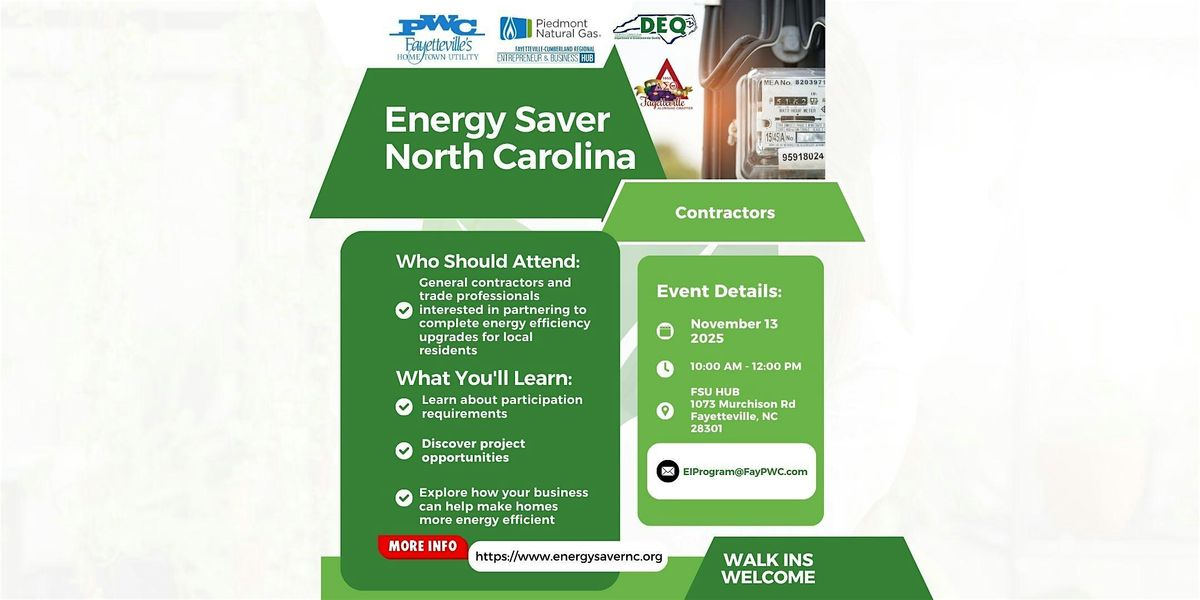 Energy Saver Contractor Outreach