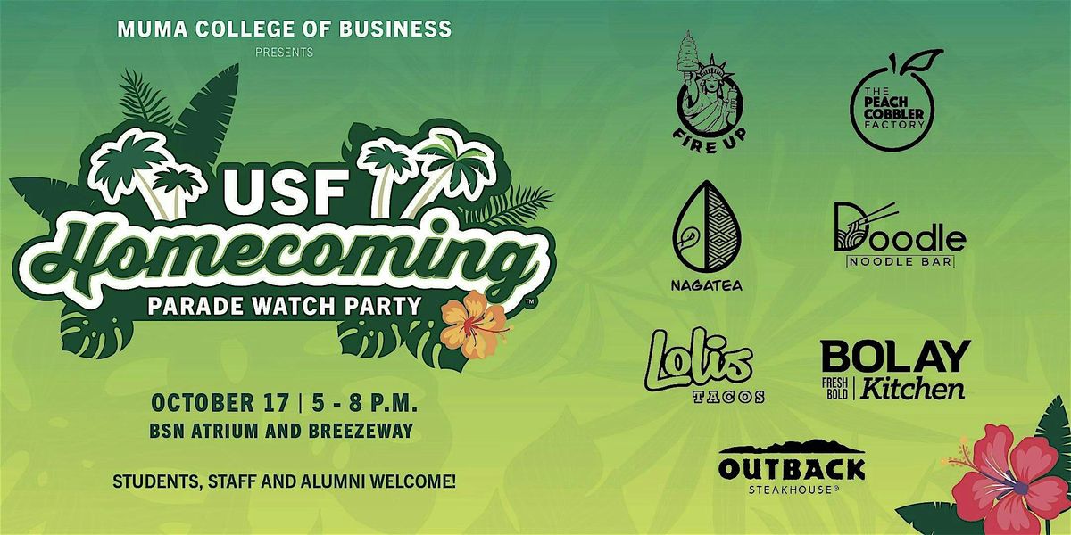 2025 USF Muma College of Business: Homecoming Parade Watch Party