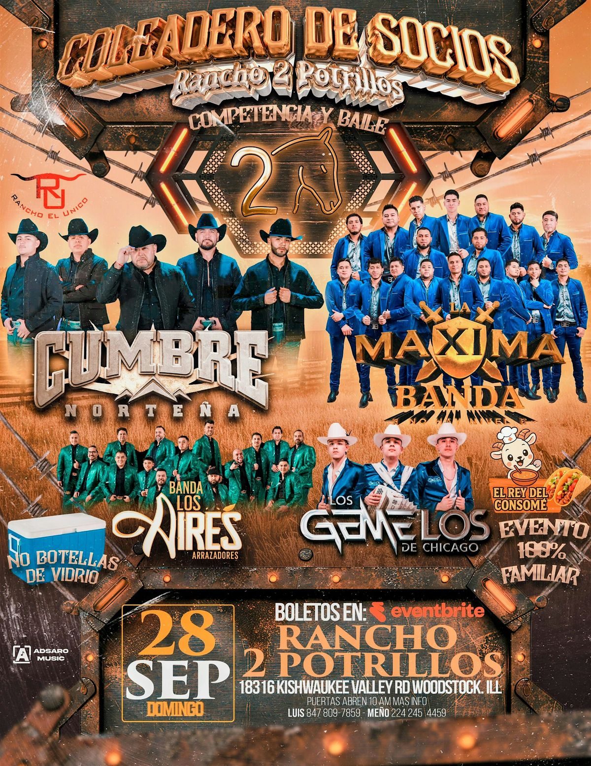 Segundo Coleadero\/Baile de la Temporada!