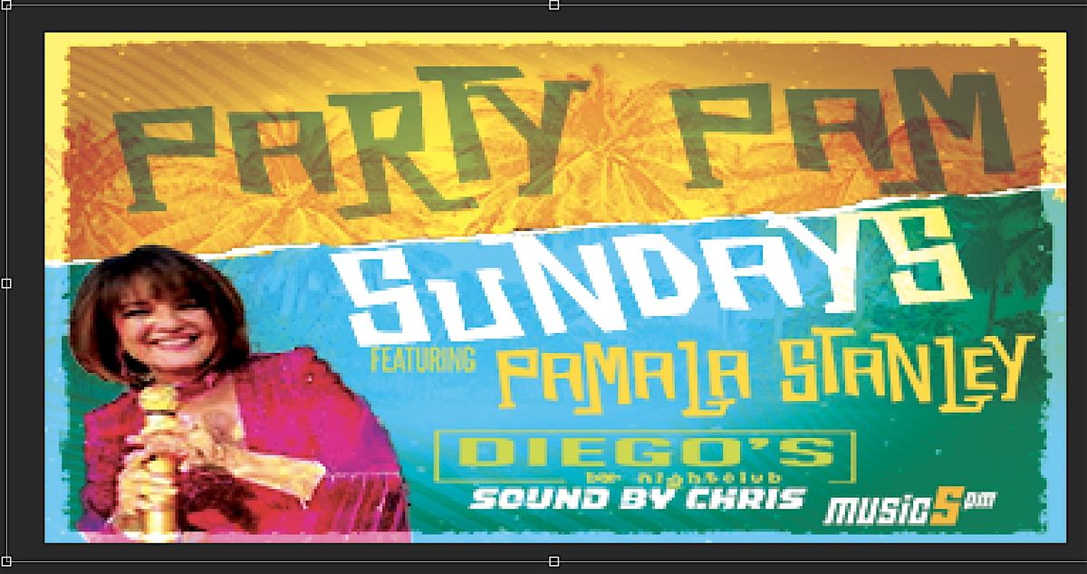 Copy of Party Pam Sundays @ Diegos April 13th