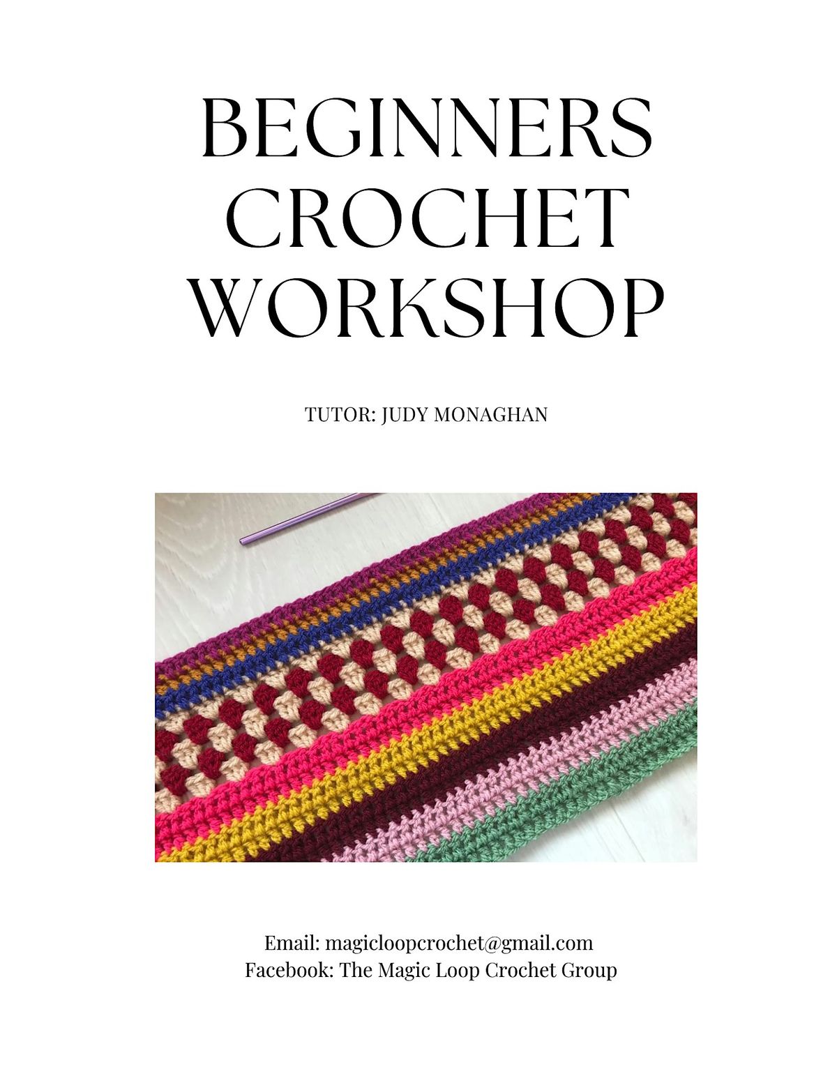 Beginners Crochet Workshop