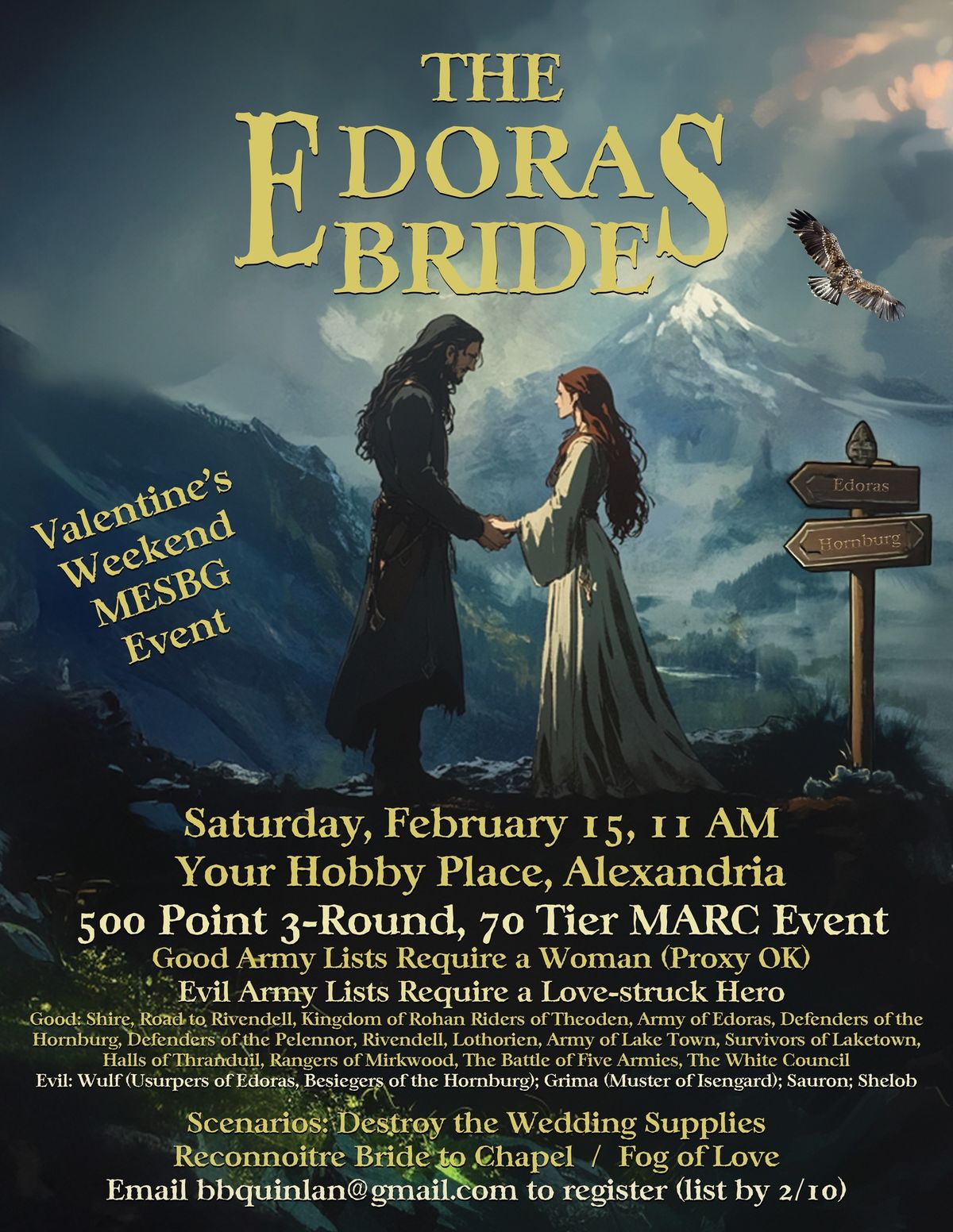 The Edoras Bride: Middle-earth Tournament