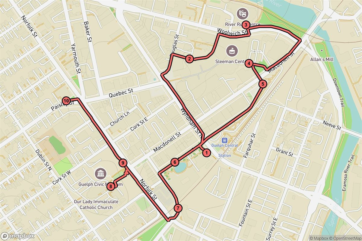Guelph Audio Tour: History, Heritage & Hidden Gems of Downtown