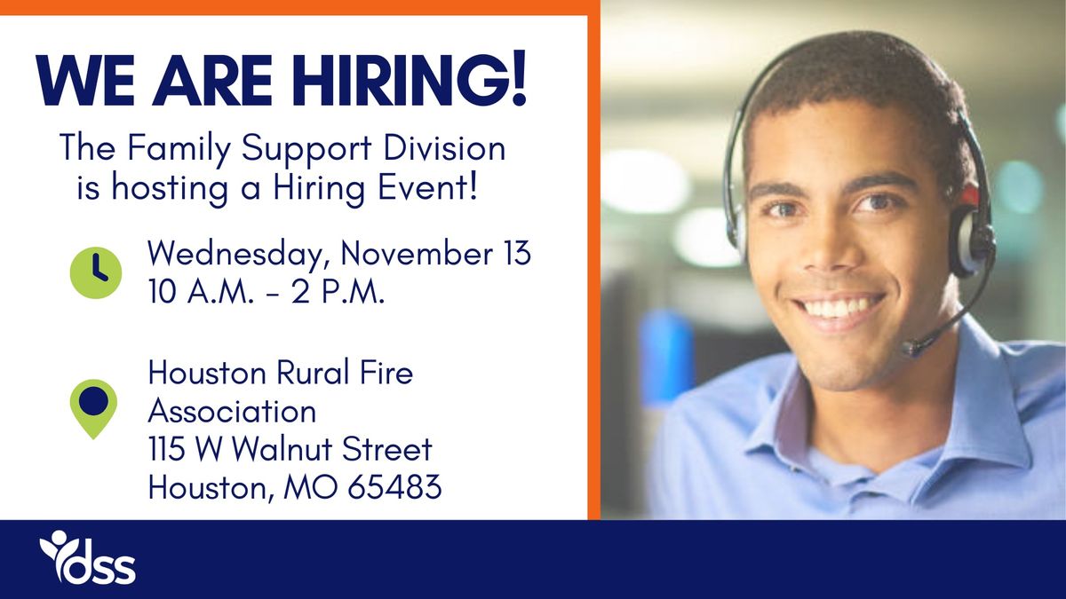 Family Support Division Hiring Event 