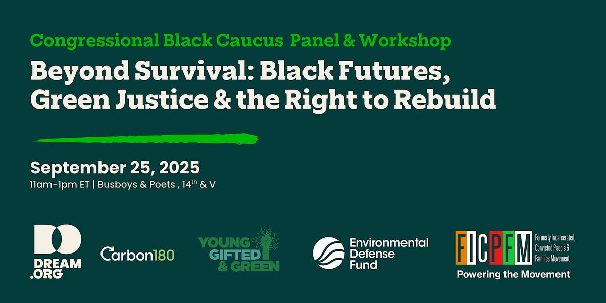 CBC: Beyond Survival: Black Futures, Green Justice & the Right to Rebuild