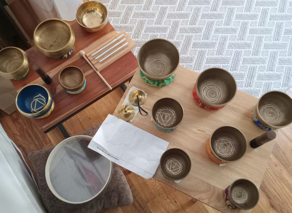 Reiki Energized Tibetan Bowl Sound Bath (2 sessions) 3p & 4pm