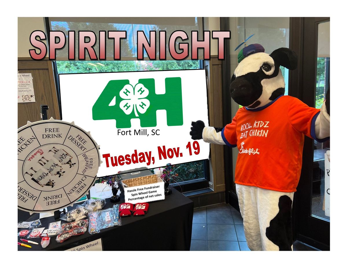 Spirit Night - Fort Mill 4H Club